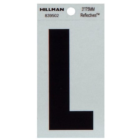 3 Blk L Thin Adhesive